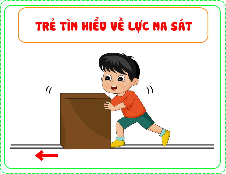 Trẻ tìm hiểu về lực ma sát